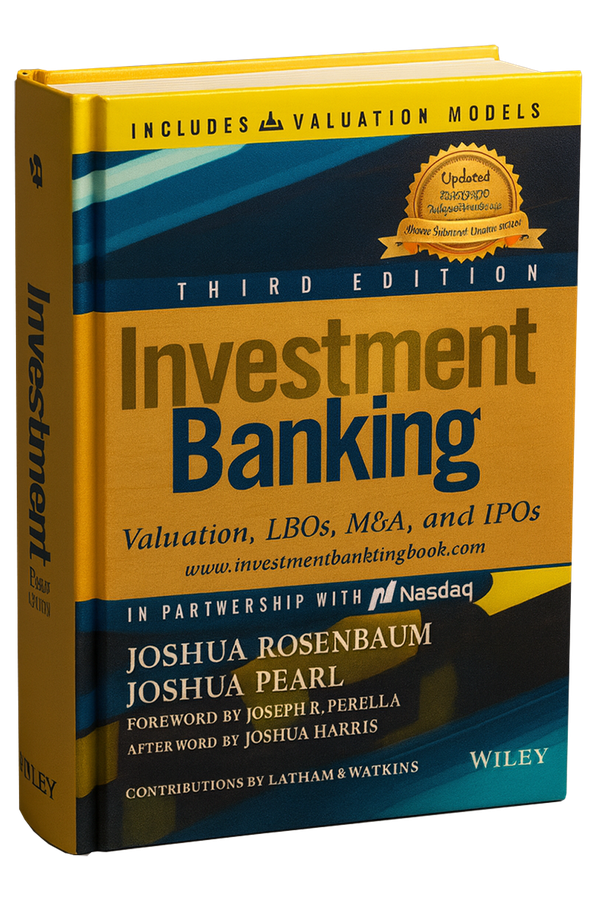 Cover of Investment Banking: Valuation, LBOs, M&A, and IPOs