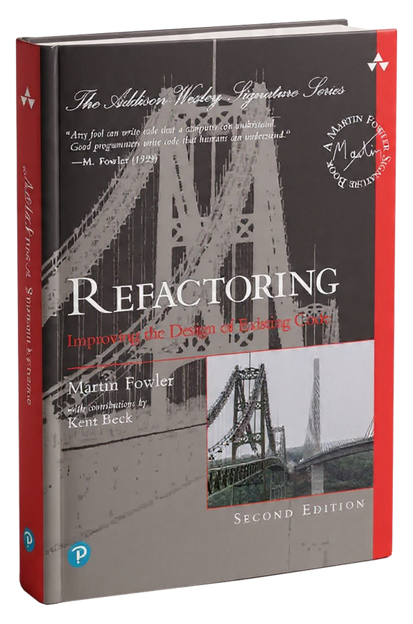 Cover of Refactoring: Improving the Design of Existing Code
