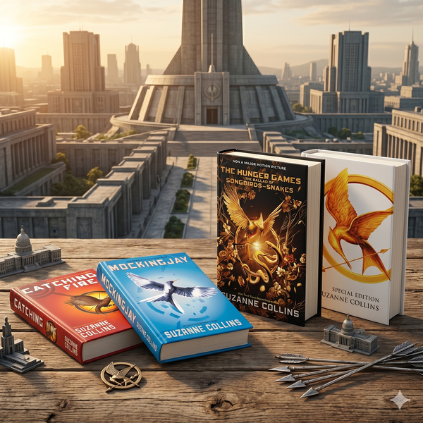 Series cover for The Hunger Games
